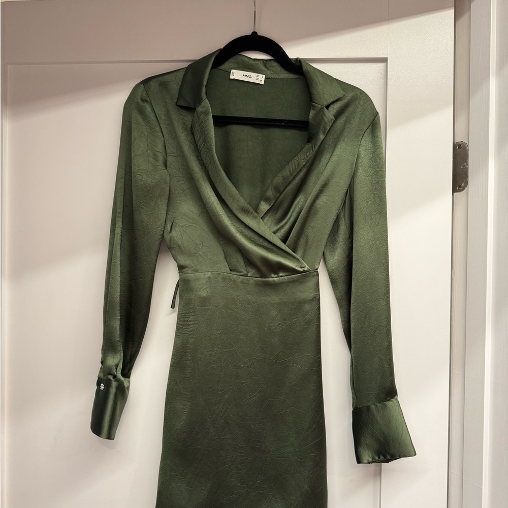 Zara Green Wrap Dress